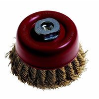 Knotted Wire Cup Brush 100mm | Steel Grinder Brush | Heavy Duty | Chavda