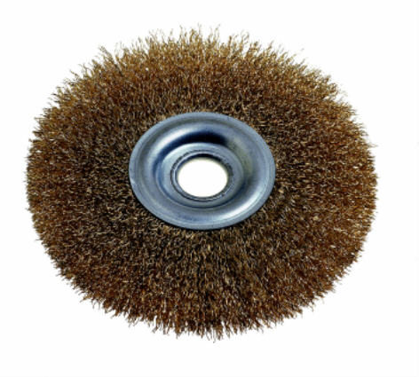 Wire Wheel Brush 75mm x 13mm - Rust Removal, Metal Polishing - Chavda.com
