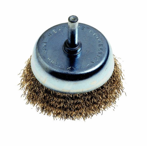 70mm Wire Cup Brush - Metal Cleaning, Rust Removal & Surface Preparation Abrasive Tool