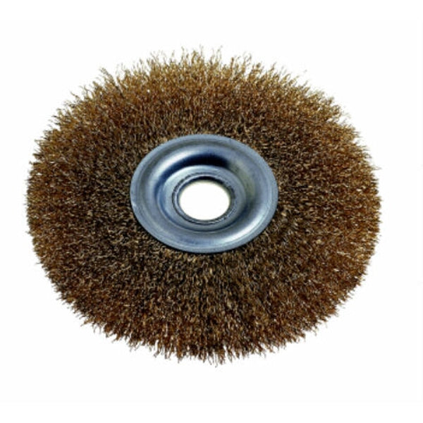 Wire Wheel Brush 100mm - Abrasive Cleaning Tool for Rust Removal & Deburring. Get your metal surfaces smooth! 