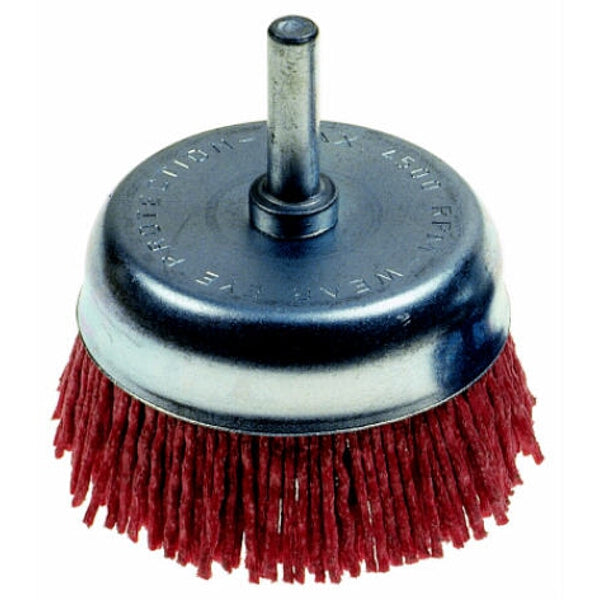 70mm Nylon Cup Brush - Rotary Power Tool Brush for Cleaning, Deburring, and Surface Preparation