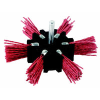 Nylon Flap Brush 100mm 80 Grit - Abrasive Grinding Wheel - Durable Deburring Tool