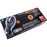 Nitrile Gloves Large 50 Count - Latex-Free Powder-Free Professional Grade Disposable Gloves Heavy Duty
