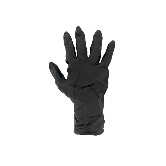 Black Nitrile Gloves Medium - X100 (50 Pairs) - Disposable Work Gloves