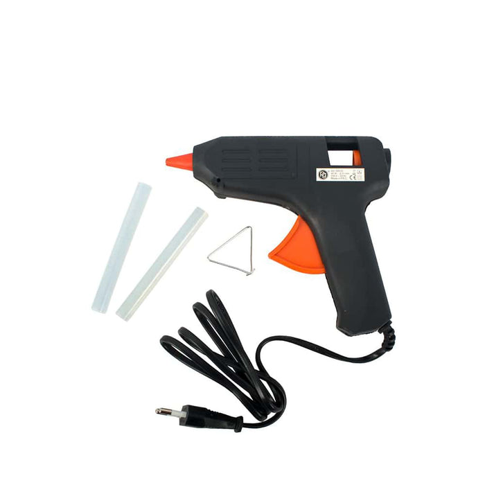 Glue Gun with 2 x 11mm Glue Sticks | Hot Melt Adhesive Applicator for Crafting, DIY Projects