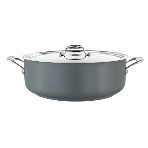 PUJADAS Pot (Grey) Low Casserole 8.9L W/Lid - PGC0089