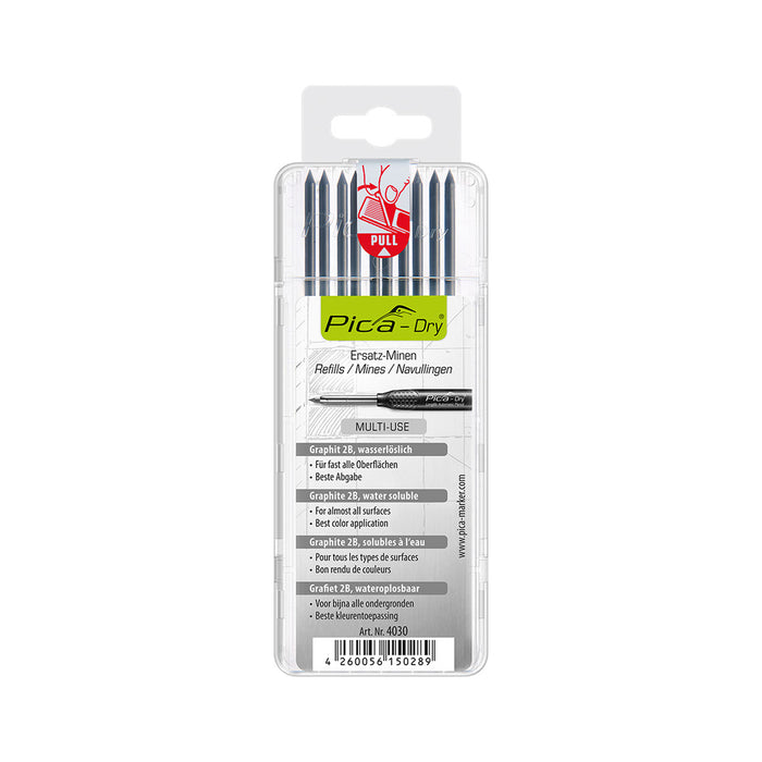 Pica Pica Dry Refills 10 Pc Graphite Pica4030