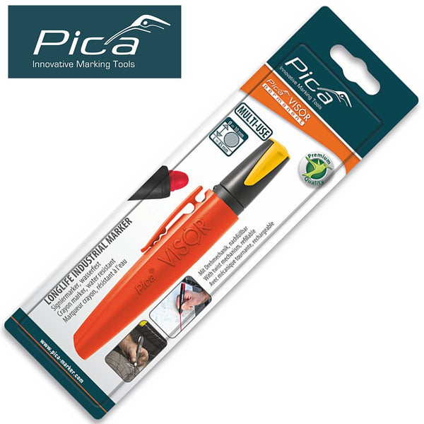 Pica Visor Permanent Marker Yellow In Blister Pica990-44-Sb