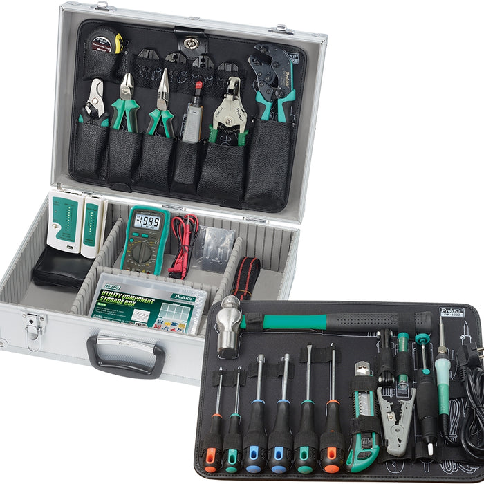 PROSKIT PC NETWORKING TOOL KIT (240VAC, METRIC) - NET-PK-4302BM