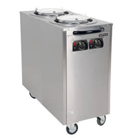 ANVIL Plate Lowerator Heated Double Mobile PLK0002 - Stainless Steel Plate Warmer for Restaurants