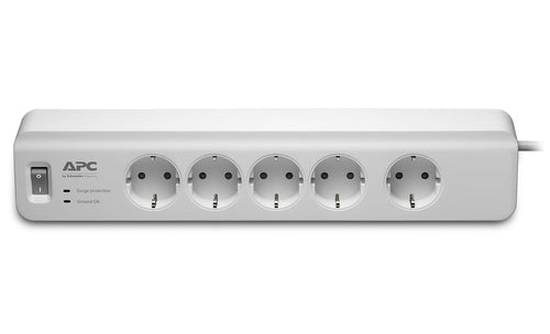 APC Essential Surge Arrest 5 Schuko 2 Pin Outlets