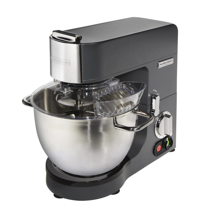 Hamilton Beach Commercial Planetary Mixer 8Lt - PMH0008. All-Metal Gears, Stainless Steel Bowl, Variable 7 Speed Dial + Pulse.
