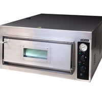 ANVIL POA1120 Pizza Oven - Single Deck Commercial Oven with Ceramic Plates, Temperature Gauge, and Interior Light. Buy at chavda.com!