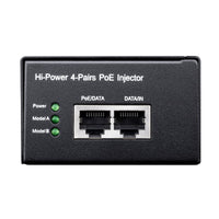 CUDY 60W Gigabit PoE+ Injector | Power over Ethernet | High Power, Data Transmission | Black