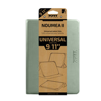 PORT DESIGNS NOUMEA II Green Universal Tablet Folio - Fits 9-11 inch Tablets with Elastic System