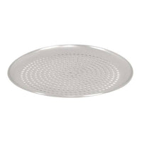 Perforated Aluminum Pizza Pan - 200mm Round Pizza Tray by Chavda.com - Pizza Making Supplies