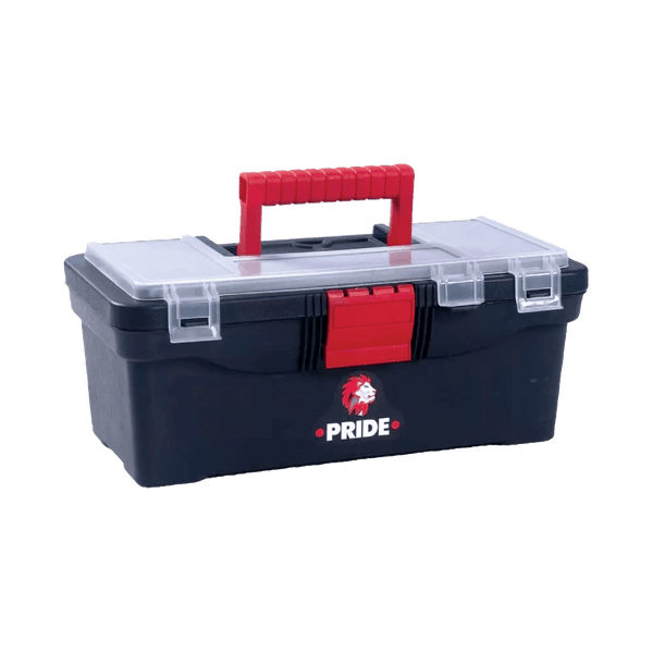 PRID0135 - TOOLBOX PLASTIC 32CM PRIDE BLACK