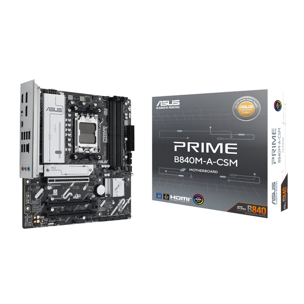 Asus PRIME B840M-A-CSM AM5 Micro ATX Motherboard-PRIME B840M-A-CSM