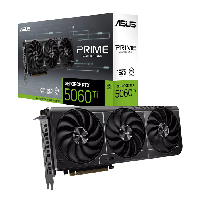 ASUS PRIME GeForce RTX 5060 Ti 16GB GDDR7 Graphics Card-PRIME-RTX5060TI-16G