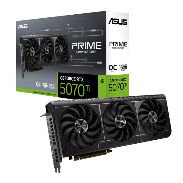 ASUS PRIME GeForce RTX 5070 Ti 16GB GDDR7 OC Edition Graphics Card-PRIME-RTX5070TI-O16G