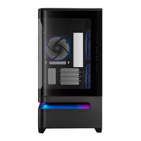 Asus Prime AP202 ARGB Curved Tempered Glass Micro-ATX Chassis – Black-PRIMEAP202-BK