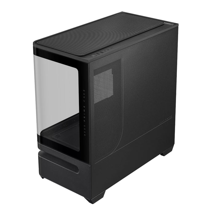 Asus Prime AP202 ARGB Curved Tempered Glass Micro-ATX Chassis – Black-PRIMEAP202-BK