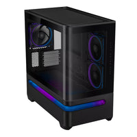 Asus Prime AP202 ARGB Curved Tempered Glass Micro-ATX Chassis – Black-PRIMEAP202-BK