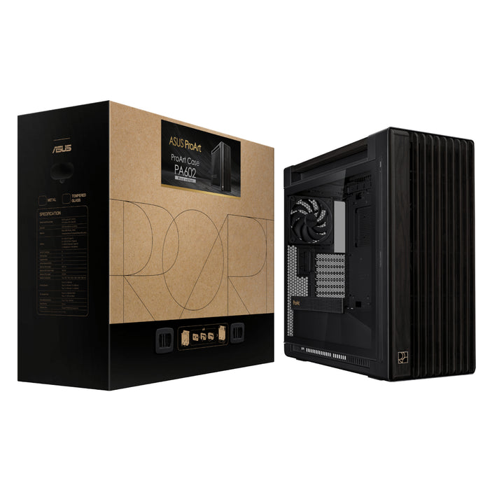 Asus ProArt PA602 Wood Edition Mid Tower ATX Chassis - Black-PROARTPA602WOOD