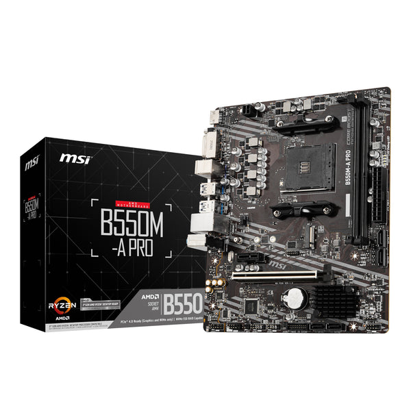 MSI B550M-A Pro AM4 M-ATX Motherboard-PROB550M-APRO
