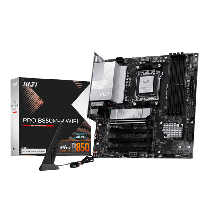 MSI PRO B850M-P WIFI AM5 mATX Motherboard-PROB850M-PWIFI