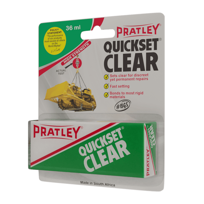 Pratley Glue Quickset Clear 36 Ml A Prt1015