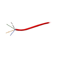 LINKQNET CAT5E UTP SOLID NETWORK CABLE - RED (SOLD PER METER OR 500M DRUM) - NET-CAT5STCAB500-RED