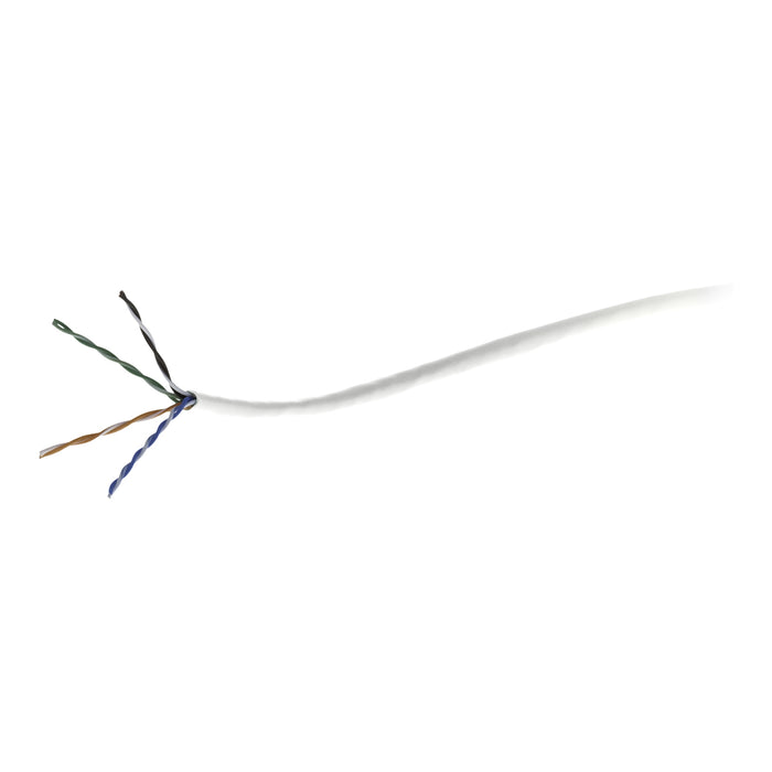 LINKQNET CAT5E UTP SOLID NETWORK CABLE - WHITE (SOLD PER METER OR 500M DRUM) - NET-CAT5STCAB500-WH