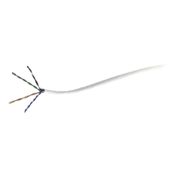 LINKQNET CAT5E UTP SOLID NETWORK CABLE - WHITE (SOLD PER METER OR 500M DRUM) - NET-CAT5STCAB500-WH