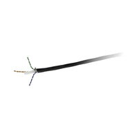 500M ROLL CAT6 OUTDOOR SOLID NETWORK CABLE BLACK - NET-CAT6-500M-OUT-BL