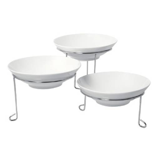 FORTIS Triple Plate Stand Round - 3 X 172Mm / 120Mm / 180Mm / 240Mm (1) - PS-FR05B[L]