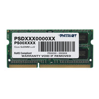 Patriot Signature Line 4GB 1600MHz DDR3 Dual Rank SODIMM Notebook Memory-PSD34G16002S