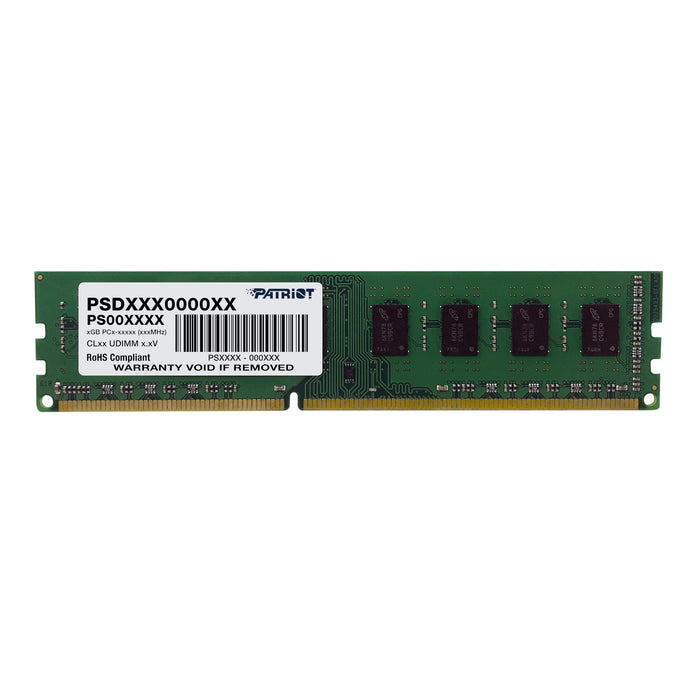 Patriot Signature Line 4GB 1600MHz DDR3 Single Rank Desktop Memory-PSD34G160081