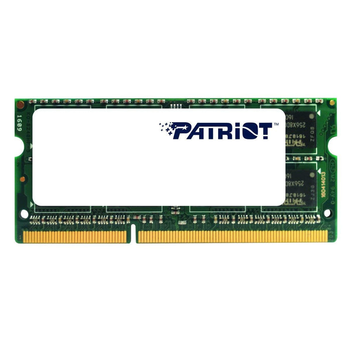 Patriot Signature Line 4GB 1600MHz DDR3L Dual Rank SODIMM Notebook Memory-PSD34G1600L2S