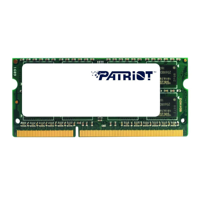 Patriot Signature Line 8GB 1600MHz DDR3L Dual Rank SODIMM Notebook Memory-PSD38G1600L2S