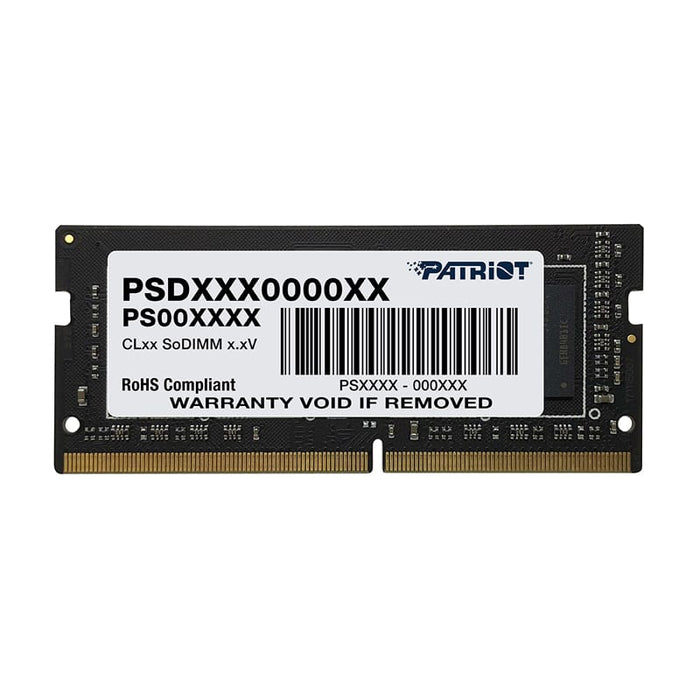 Patriot Signature Line 16GB 2666MHz DDR4 Dual Rank SODIMM Notebook Memory-PSD416G26662S