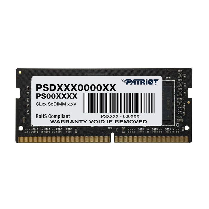 Patriot Signature Line 16GB 3200MHz DDR4 Single Rank SODIMM Notebook Memory-PSD416G320081S