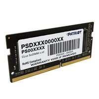 Patriot Signature Line 8GB 3200MHz DDR4 Dual Rank SODIMM Notebook Memory-PSD48G32002S