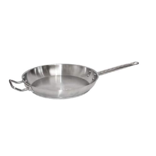GLOBAL Pan S/Steel Fry (Value) - (200Mm X 40Mm) - PSF3020