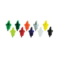 CATER ACE Plastic Speed Pourers - Assorted Colours (Pack Of 10) - PSP0001