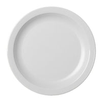 White Polycarbonate Narrow Rim Plate 16.5cm - Durable, Dishwasher Safe Side Plate