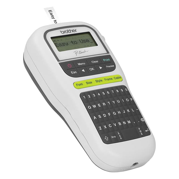 Brother P-Touch PTH110 Label Machine: Create Durable Labels 6-12mm - Easy to Use & Portable