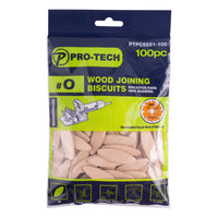 Pro Tech Pro Tech Biscuit Joining #0 100/Pack Ptpc5551 100
