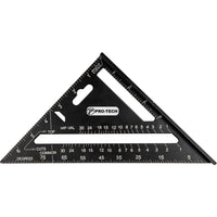 Rafter Square Aluminium 180mm - Speed Square Angle Finder for Carpentry, Woodworking & Construction