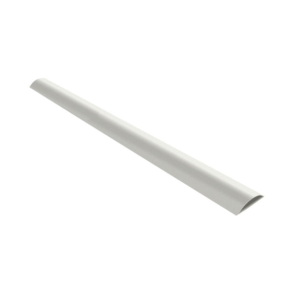 DECORDUCT 25MM X 8MM X 2M HALF MOON TRUNK WHITE - NET-TRUNK-HMON-25-WH